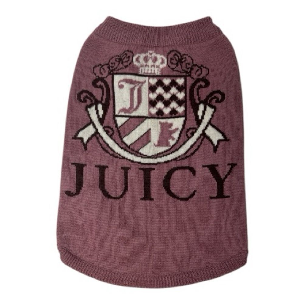 Juicy Couture RARE 100% Wool Y2K Dog Sweater. Size Medium.